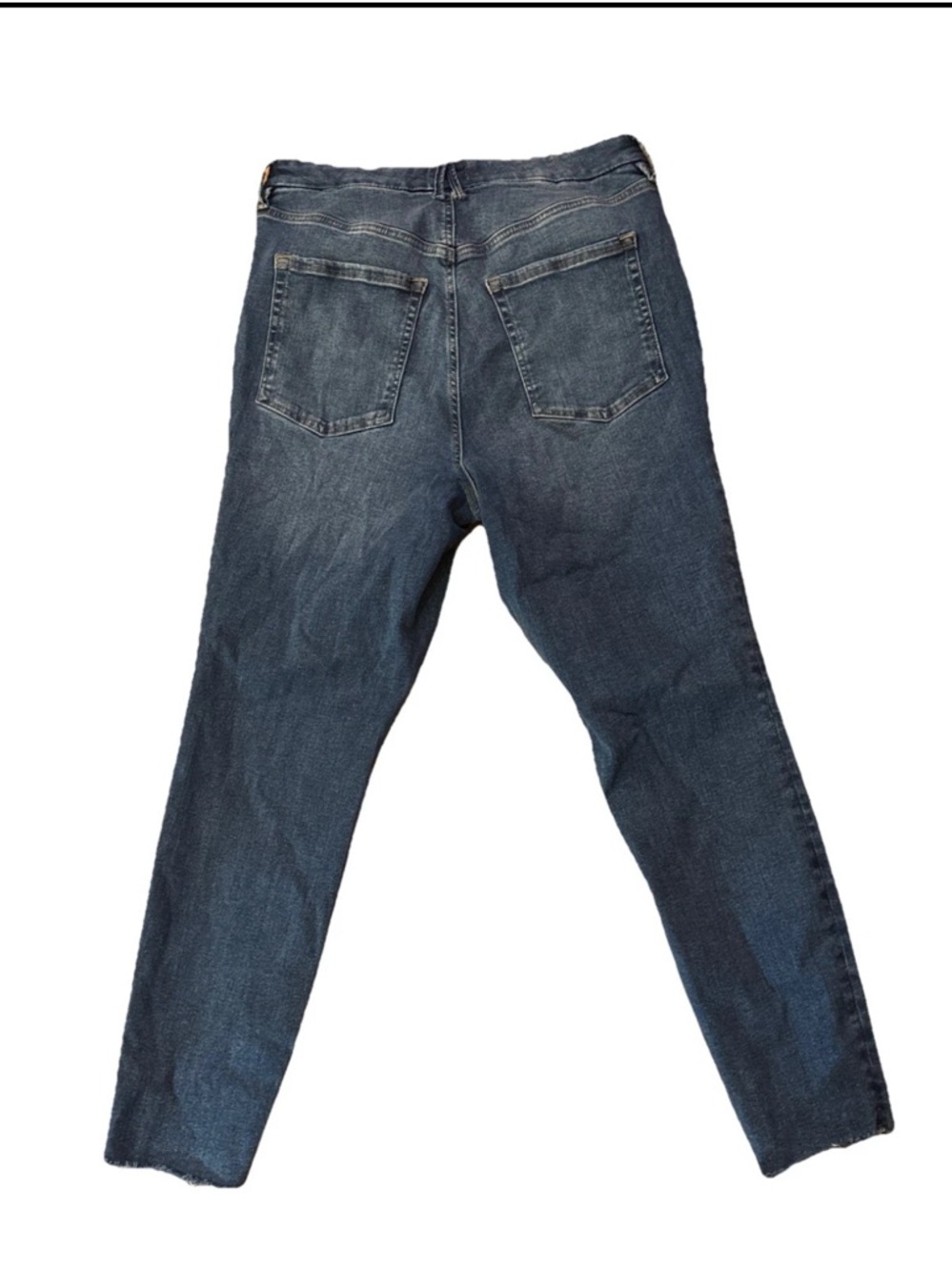 Good American Good Waist Always Fits Skinny Jeans Raw Hem - 14-18 - Picture 6 of 8